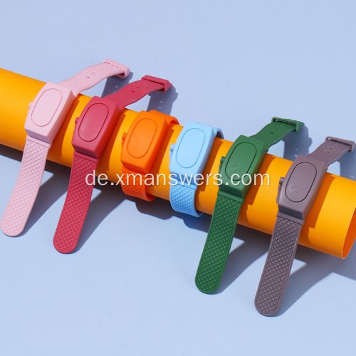 Silikonarmband wiederverwendbares tragbares leeres Armband